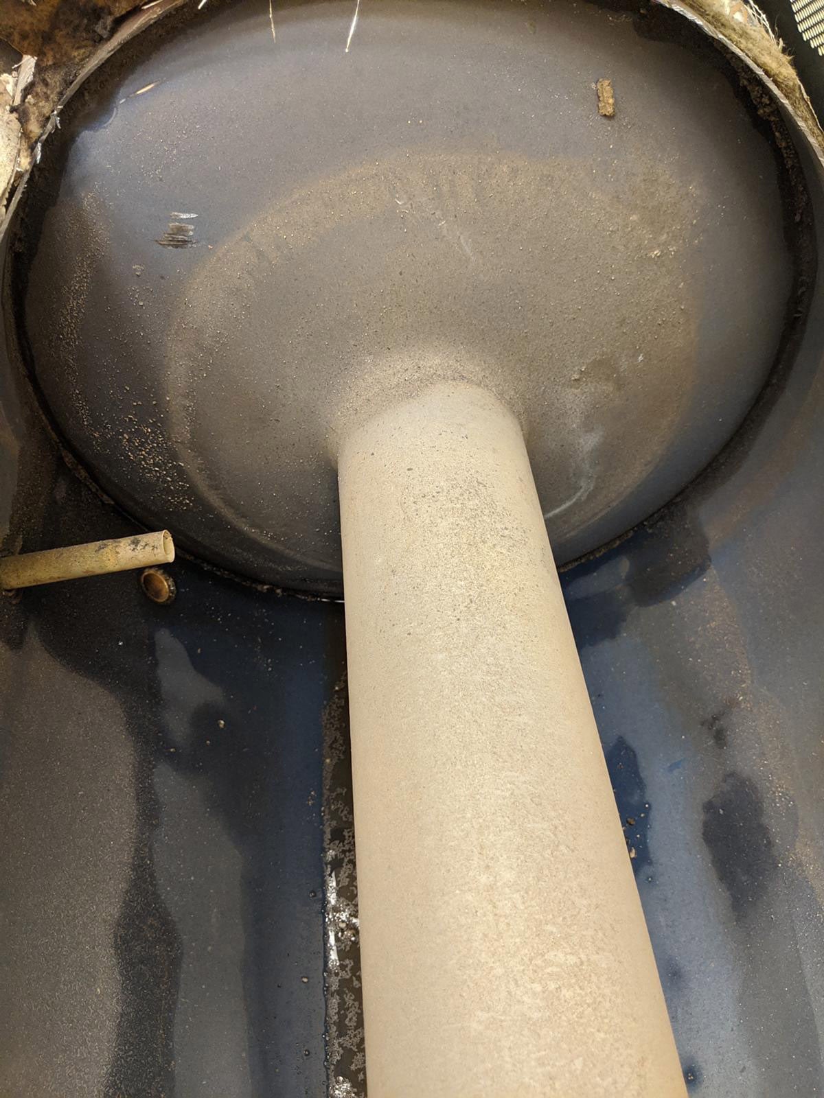 Kazanda IPS arıtılı su ile 7 gün boyunca 95°C'de ısıtma sonrası görünen hiçbir tortu birikintisi