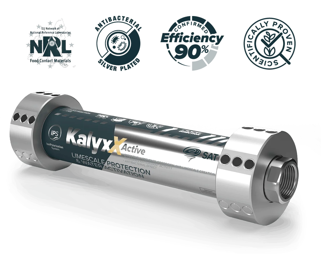 KalyxX Active içme suyu için antibakteriyel koruma ile konut su arıtma sistemi